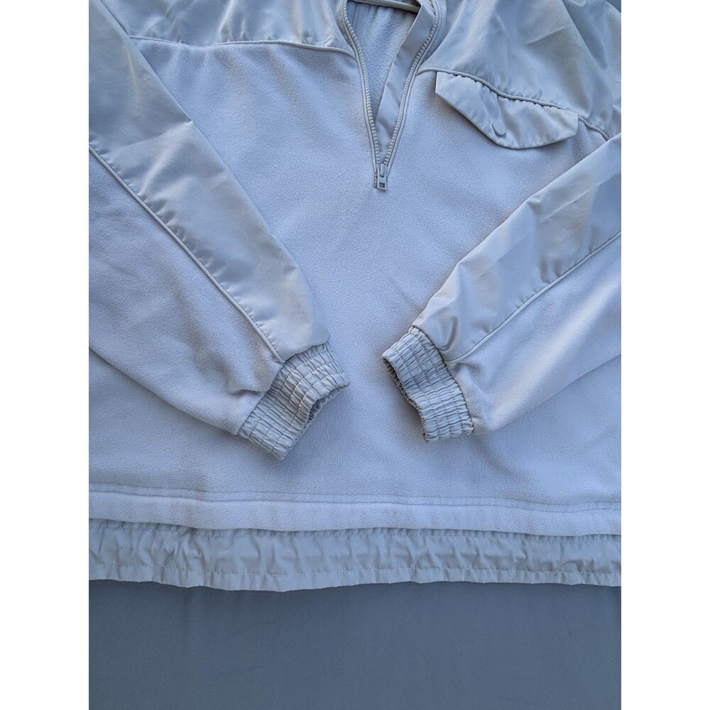 Athleta womens polyester fleece  hooded quarter zip with adjustable sides Size S - Picture 3 of 15